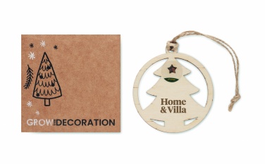 Logotrade promotional gifts photo of: Wooden tree shape hanger