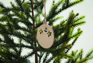 Logotrade advertising product image of: Wooden bauble shape hanger