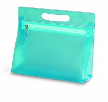 Logo trade promotional giveaways picture of: Transparent cosmetic pouch