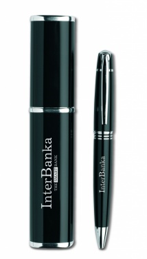 Logo trade advertising product photo of: Metal twist ball pen