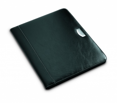 Logo trade promotional gifts image of: PU portfolio w/ 20 pages bloc