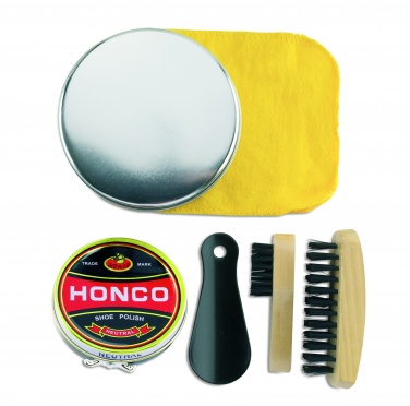 Logo trade promotional giveaway photo of: Shoe polish kit