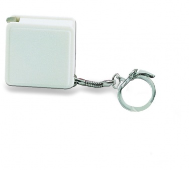 Logo trade advertising product photo of: Key ring w/ flexible ruler 1m, Vantaa
