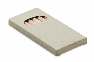Logotrade promotional giveaway picture of: 6 coloured pencils in box