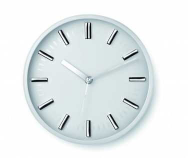 Logo trade promotional giveaways image of: Round shape wall clock