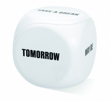 Logotrade promotional giveaway picture of: Anti-stress decision dice