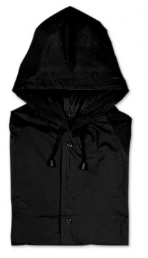 Logo trade promotional giveaway photo of: PVC raincoat with hood