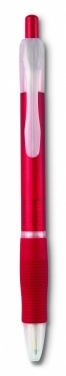Logo trade corporate gifts picture of: Ball pen with rubber grip