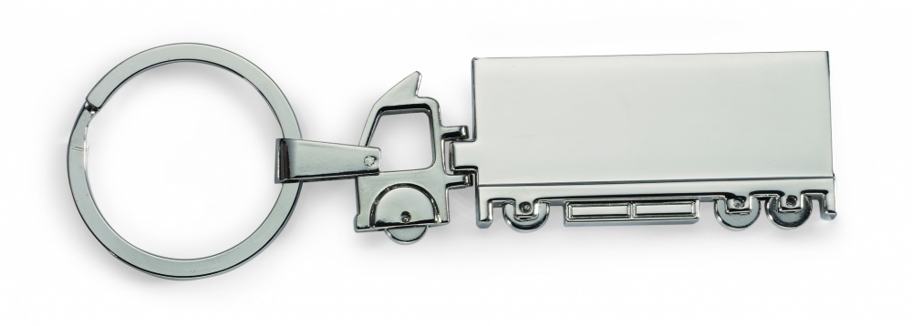 Logotrade corporate gift picture of: Truck metal key ring Oulu