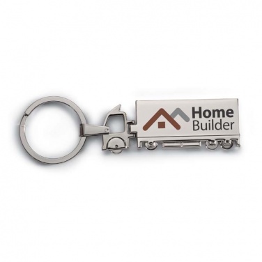 Logo trade promotional products picture of: Truck metal key ring Oulu
