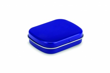 Logo trade promotional items image of: Easy tin silver w/mints