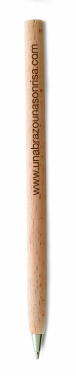 Logo trade business gift photo of: Wooden ball pen