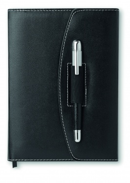 Logotrade promotional giveaways photo of: A5 notebook portfolio with pen