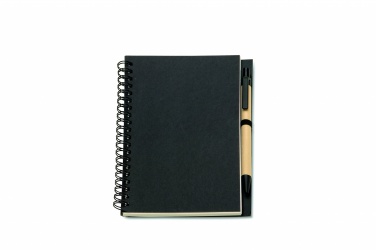 Logotrade promotional giveaways photo of: B6 Recycled notebook with pen