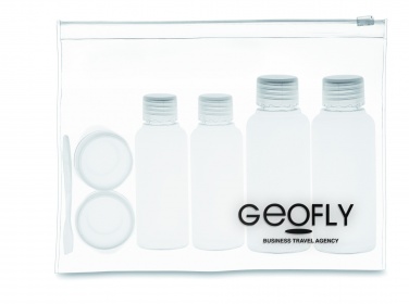 Logotrade corporate gift image of: Travelling pouch with bottles