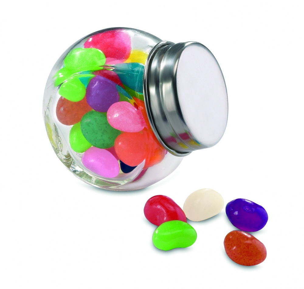 Logotrade promotional item image of: Glass jar with jelly beans