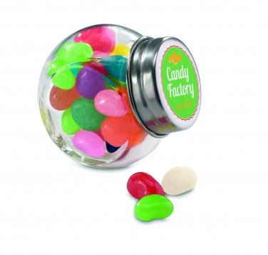 Logotrade promotional giveaway picture of: Glass jar with jelly beans