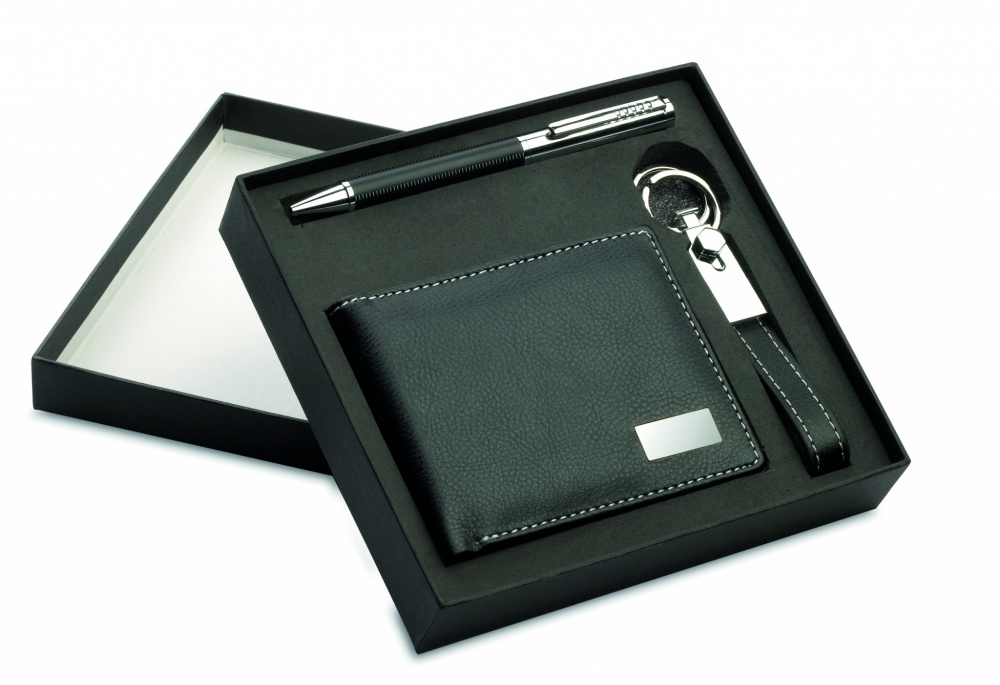 Logo trade promotional products picture of: Ball pen key ring and wallet Lappeenranta
