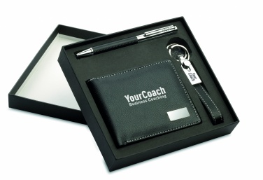 Logotrade promotional giveaways photo of: Ball pen key ring and wallet Lappeenranta
