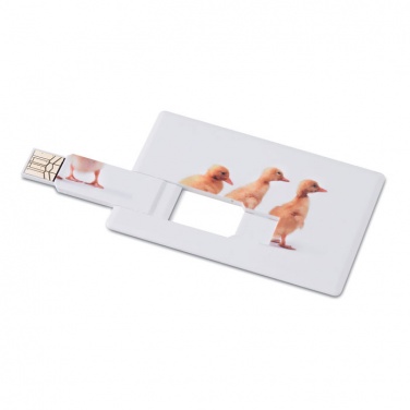Logo trade advertising product photo of: Creditcard. USB flash 32GB