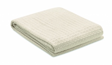 Logo trade advertising product photo of: Cotton wafle blanket 350 gr/m²