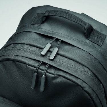 Logo trade promotional merchandise photo of: 300D RPET laptop backpack