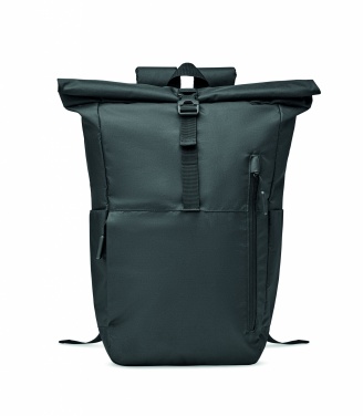 Logotrade promotional giveaway image of: 300D RPET rolltop backpack