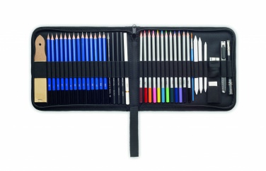 Logo trade advertising products image of: 40 piece art set in case
