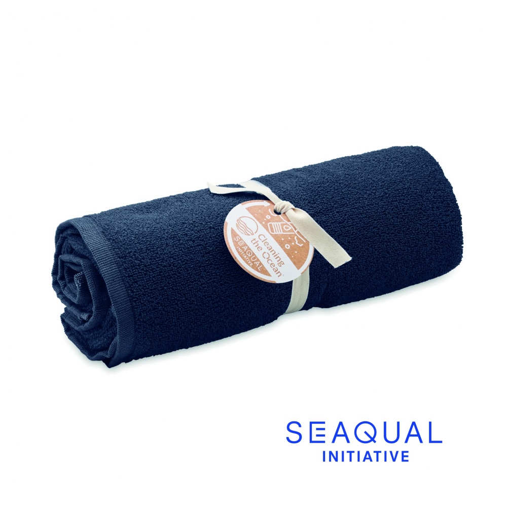 Logo trade corporate gift photo of: SEAQUAL® towel 100x170cm
