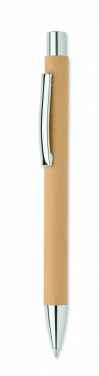 Logotrade promotional giveaway picture of: Recycled paper push ball pen