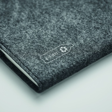 Logotrade advertising product picture of: A5 notebook RPET felt