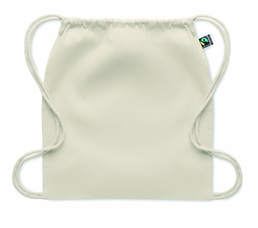 Logo trade corporate gifts picture of: Drawstring bag Fairtrade