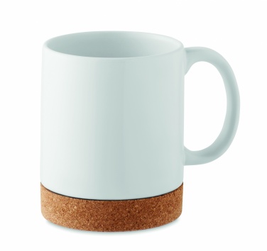 Logotrade promotional item picture of: Ceramic cork mug 280 ml