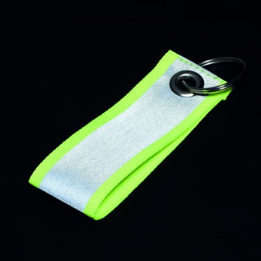 Logo trade business gifts image of: Reflective key ring Reflekey