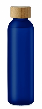 Logo trade promotional gift photo of: Frosted glass bottle 500ml