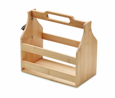 Logotrade business gift image of: 6 beer crate in bamboo