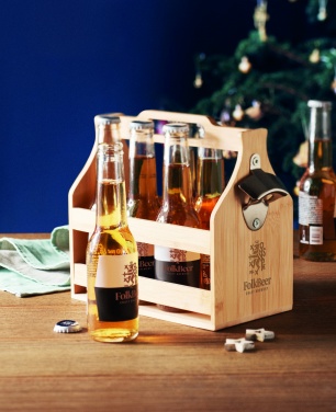 Logotrade corporate gifts photo of: 6 beer crate in bamboo