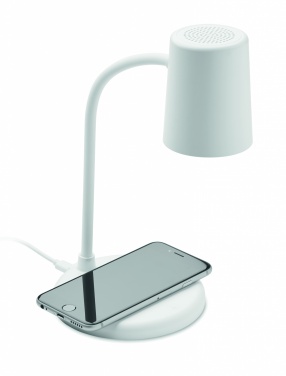 Logotrade promotional giveaways photo of: Wireless charger, lamp speaker