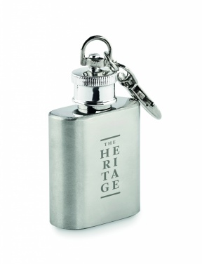 Logo trade promotional product photo of: Hipflask key ring Joensuu