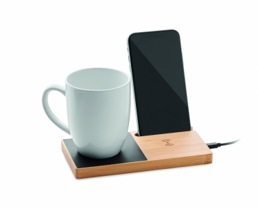 Logo trade promotional merchandise picture of: 1Wireless charger mug warmer