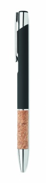 Logotrade promotional gifts photo of: Ballpoint pen made of aluminum with a cork grip