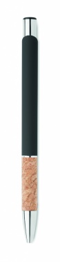 Logo trade promotional product photo of: Ballpoint pen made of aluminum with a cork grip
