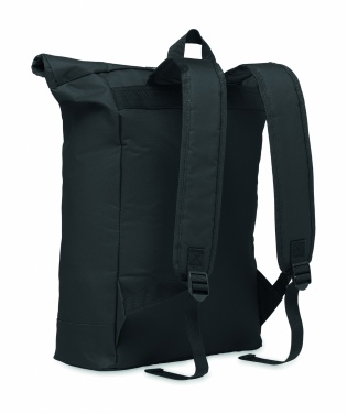 Logo trade advertising products image of: 600Dpolyester rolltop backpack
