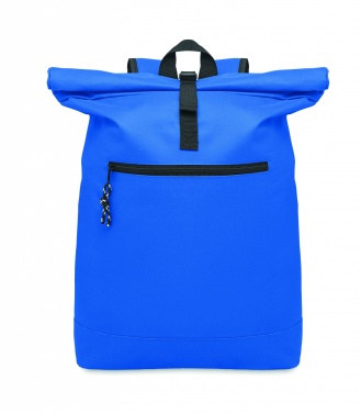 Logo trade promotional merchandise picture of: 600Dpolyester rolltop backpack
