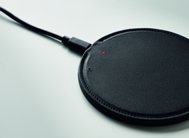 Logo trade promotional gifts image of: Recycled 15W Wireless charger
