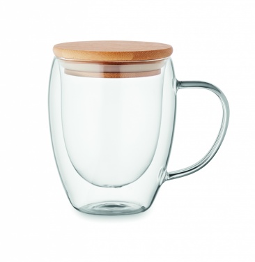 Logo trade promotional product photo of: Double wall borosilicate mug