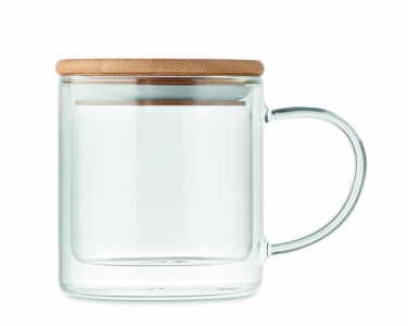 Logotrade promotional giveaway image of: Double wall borosilicate mug