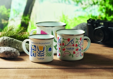 Logotrade promotional merchandise picture of: Enamel sublimation mug 200ml