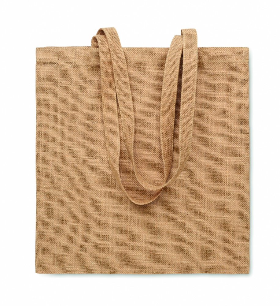 Logotrade promotional item image of: Jute long handled shopping bag