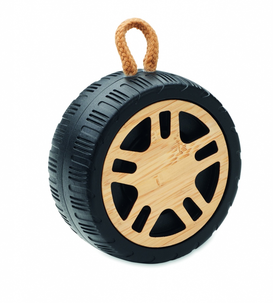 Logotrade advertising products photo of: Wireless speaker tire shaped